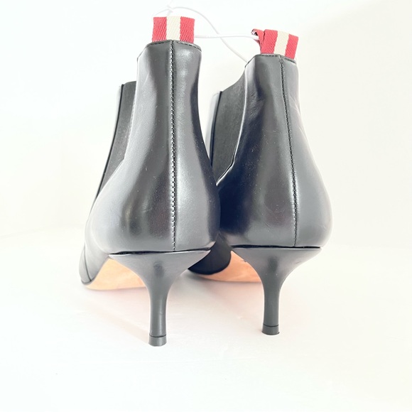 BALLY SWITZERLAND ALANNA 55 BLACK CALF LEATHER ANKLE BOOTIES SZ 39 - Picture 8 of 16